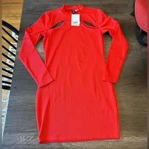 NWT medium red dress H&M